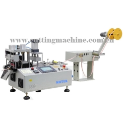 Automatic Hot Knife Angle Webbing Cutter with Hole Punching