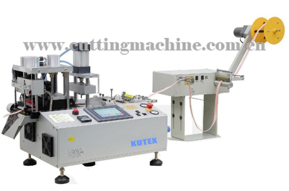 Automatic Hot Knife Angle Webbing Cutter with Hole Punching